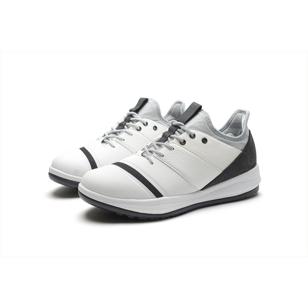*New* Athalonz EnVe Golf Shoes, Size 8.5. White/Black. New In Box‎